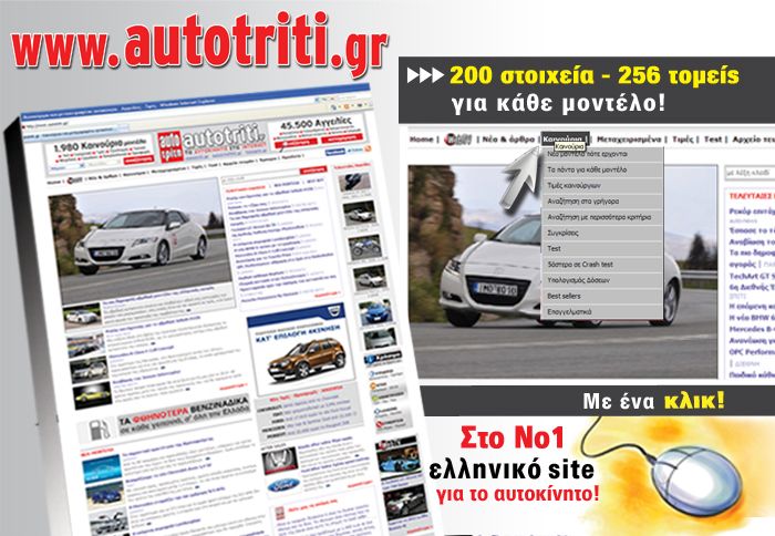 Απλά και γρήγορα, μέσω του www.autotriti.gr έχετε πρόσβαση σε μια τεράστια βάση δεδομένων για κάθε μοντέλο της αγοράς.